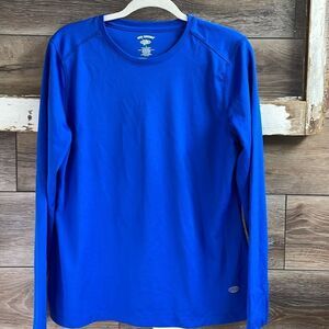 Reel Legends Men’s Long Sleeve Pullover Shirt, Size L, Blue
